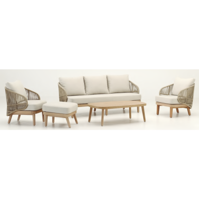 Conjunto jardin con otoman modelo crazy