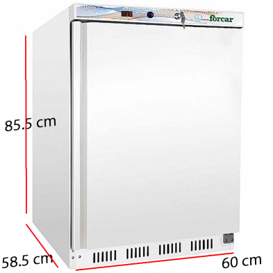 Congelador bajo barra puerta blanca opaca EF200