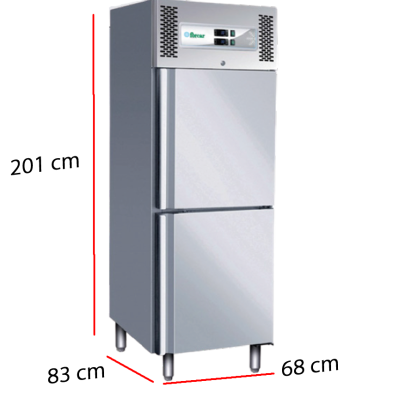 Armario con refrigeración y congelación