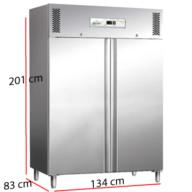 Armario doble con frío y congelación