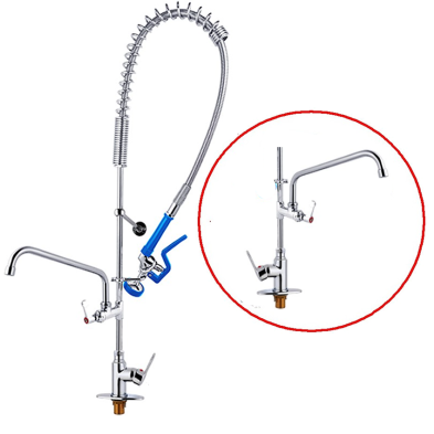 Grifo ducha monomando dos aguas con caño 50-GDM2CS1