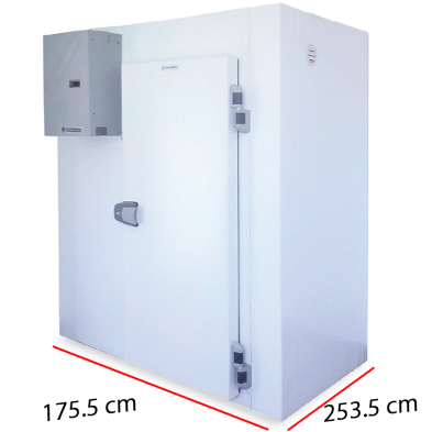 CAmara de paneles con mochila de refrigeracion