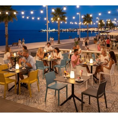 Mesa de Terraza Tablero Compacto Cuadrado 29-DIZ