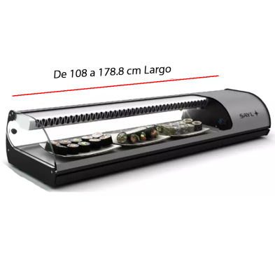 Vitrinas de sushi cuba plana Mod. VS4EP