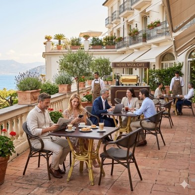 Sillón de Terraza de polipropileno y tela - MAIMONA