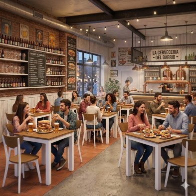 Silla de Madera para bar- URRETXU