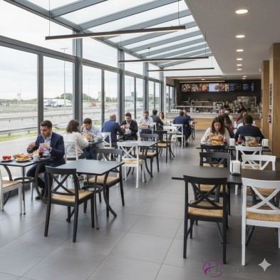 Mesa de Bar Tablero Compacto 80x80 cm - Navas