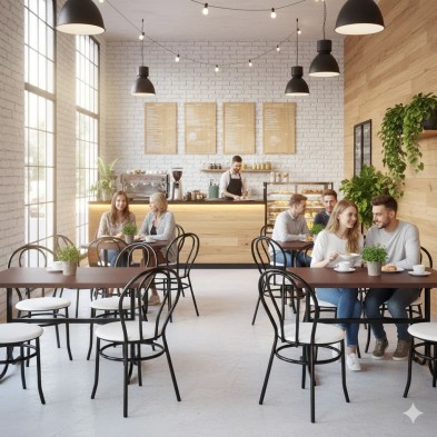 Mesa de bar Tablero 100x60 cm Melamina - Aberin