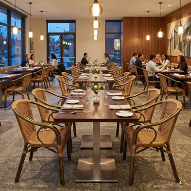 Mesa de bar Acerado 110x70 cm Melamina -Obejuna