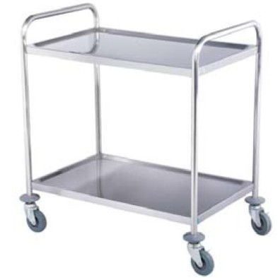 Carro de Servicio Inox 2 Baldas 86x54x94 - Carga 60Kg.