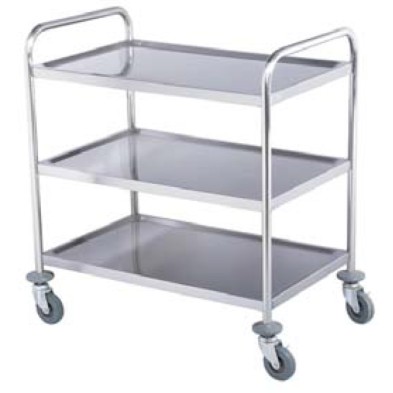 Carro de Servicio Inox 2 Baldas 86x54x94 - Carga 60Kg.