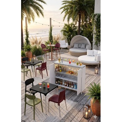 Sillon balencin para jardines de hoteles