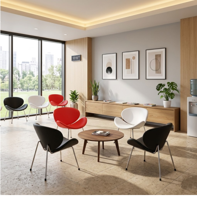 Sillón de hotel Tapizado y acero -FUENLABRADA