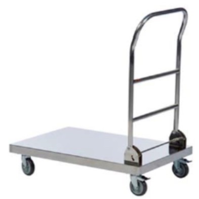 Carro Plataforma Inox 90x55x87 - Carga 150 Kg.