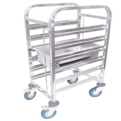 Carro de Servicio Inox 2 Baldas 86x54x94 - Carga 60Kg.