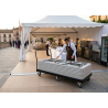 Carro de transporte para mesas catering Moratalla