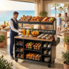 Carro buffet para servicio de desayunos P90940