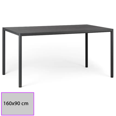 Mesa de terraza rectangular 160x90 cm 82-Piave