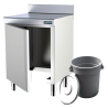 Mueble para colocar cubo de desperdicios. 02-F0078501