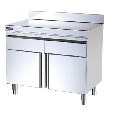 Modulo cocina mural puertas batientes y cajones fondo 70