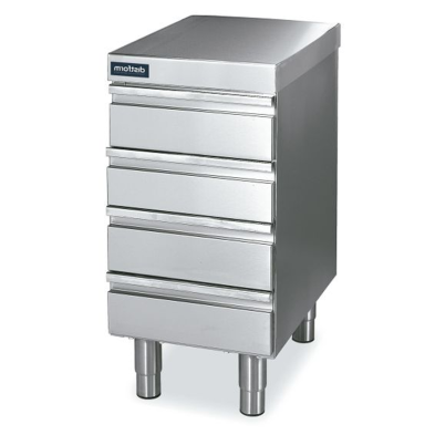 Mesa central con 3 cajones fondo 60 cm.