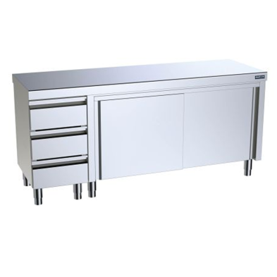 Mueble Cocina con Puertas y Cajones Fondo70 cm