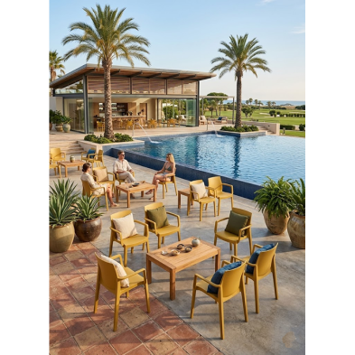 Sillón para terraza Bureta en polipropileno