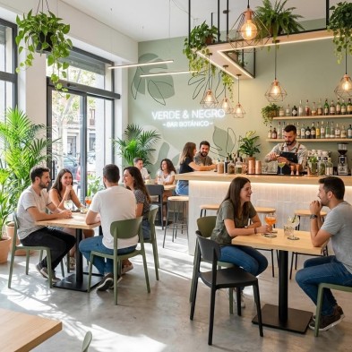 Silla de Terraza para Bar en Polipropileno 01-ALFAMBRA