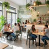 Silla de terraza apilable para bar Mod.Alfambra