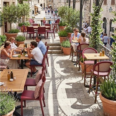 Silla apilable terraza Alfaro