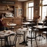 Silla apilable para cafetería Mod. Thonet F