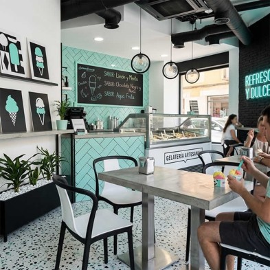 Silla bar de terraza apilable - Aguaviva