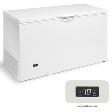Arcon congelador de acero gran capacidad 73-CH500T I