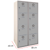 Consigna 8 cajones con cerradura 96-91020