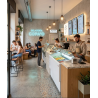Vitrina de helados con reserva de 8 a 12 Cubetas