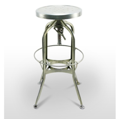 Taburete Retro de metal regulable - MIENGO