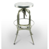 Taburete Retro de metal regulable - MIENGO
