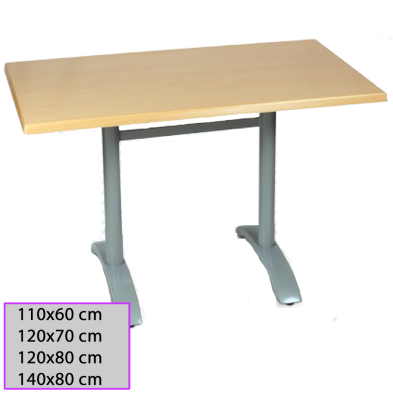 Mesa de bar con tablero werzalit Mod.Conil