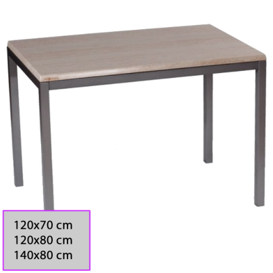 Mesa de bar tablero rectangular Mod.Asturia