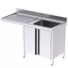 Fregadero para lavavajillas con puerta 140x 60 cm