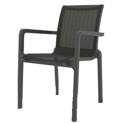 Sillon de terraza asiento textilene SANLUCAR