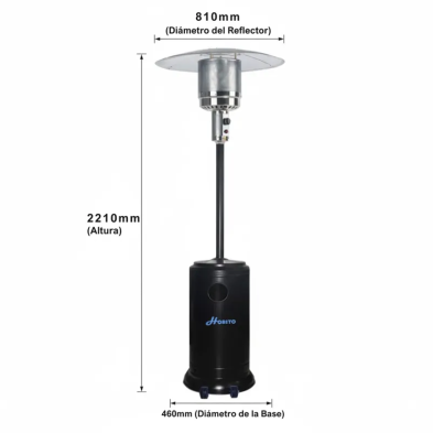 Estufa de terrza a gas para exterior 106323