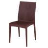 Silla imitacion rattan en polipropileno
