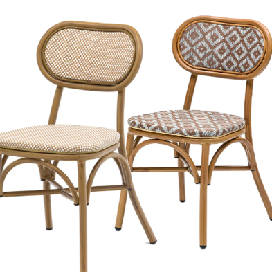 Silla de tela y aluminio Ider