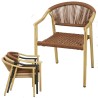 Sillón Brasil elegancia y comodidad para terrazas
