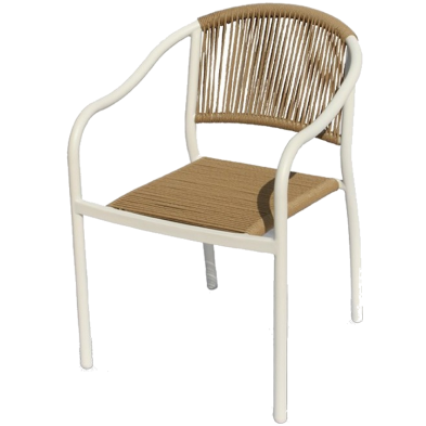 Sillón Ador de aluminio con médula sintética.