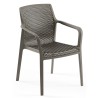 Sillón formantera apilable para terrazas