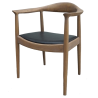 Sillón de madera para restaurante modelo Berge.