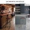 Taburete Boran con asiento Compact.