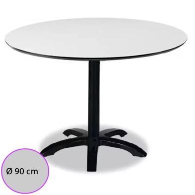 Mesa Pederno de bar tablero Redondo Compact
